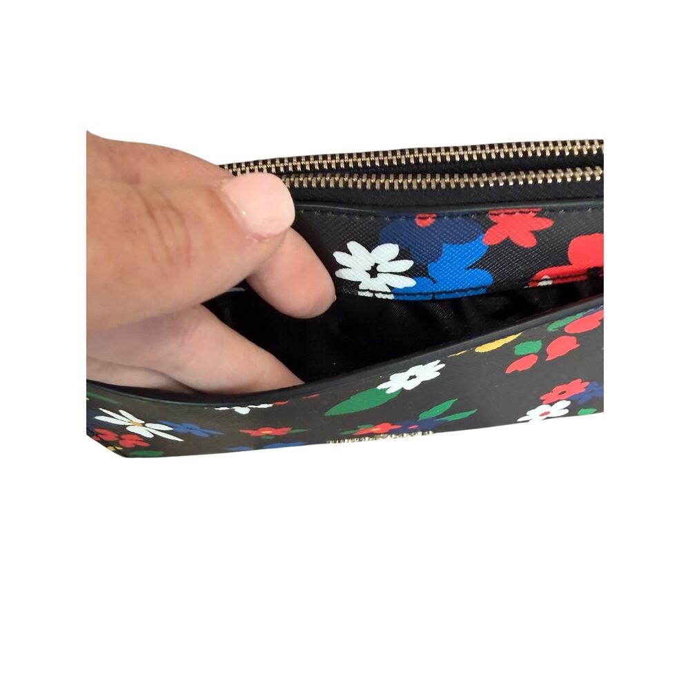 NWOT Kate Spade New York Staci Medium Double Zip Wristlet Sailing Floral - Picture 3 of 9